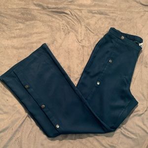 Turquoise Track Pants